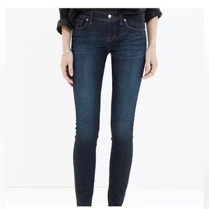 Madewell Dark Wash Mid Rise Skinny Jeans Size 28